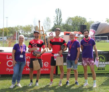 Binôme vainqueur du Trail